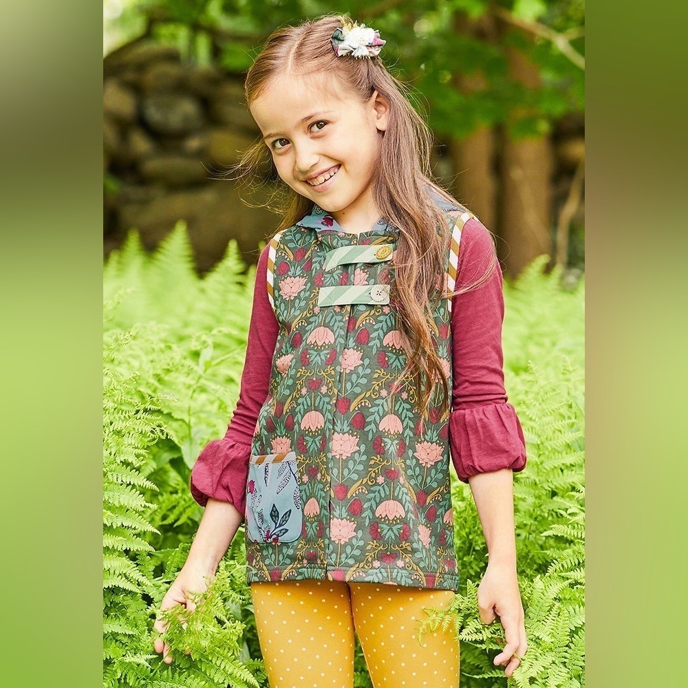 Matilda Jane Wander With Love Hooded Vest, Size 12
